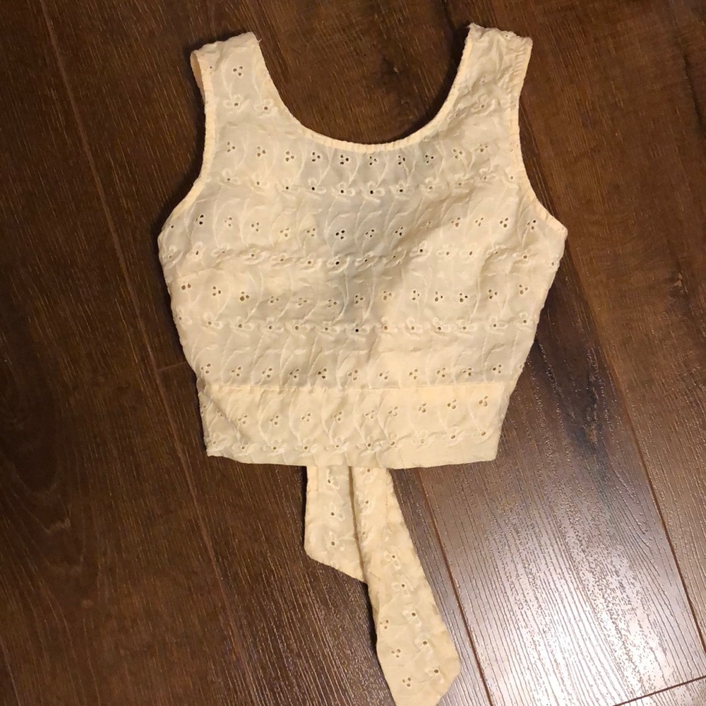 Cropped dress tank